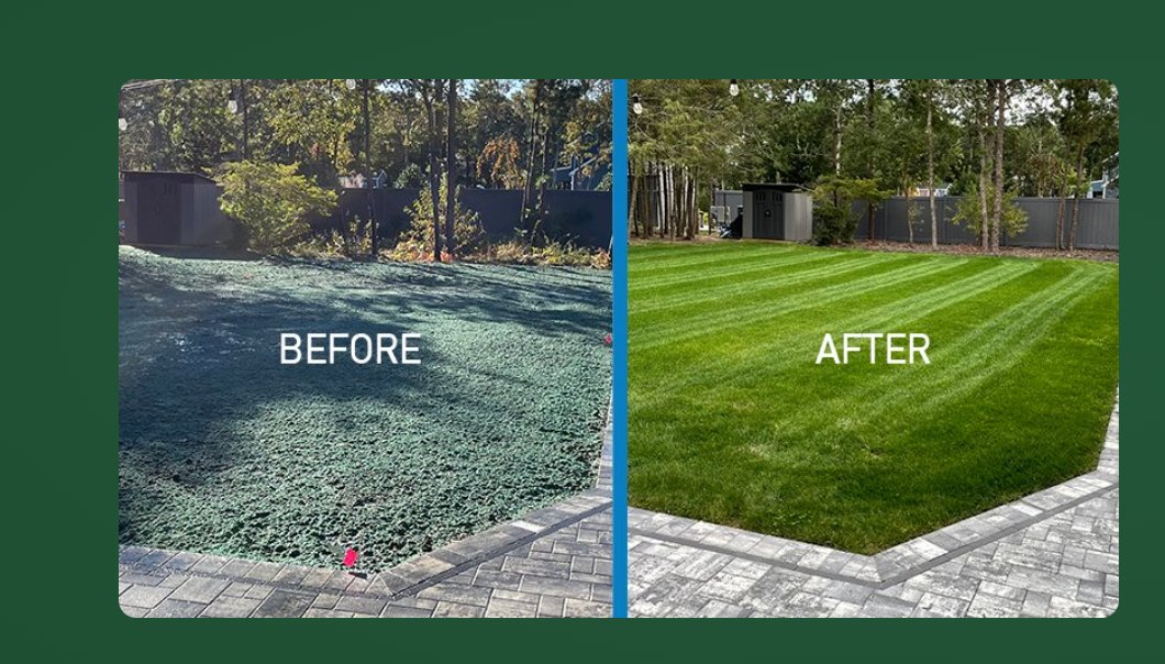 Hydroseeding before and after Northwest Ohio — Heintz Hydroseeding LLC